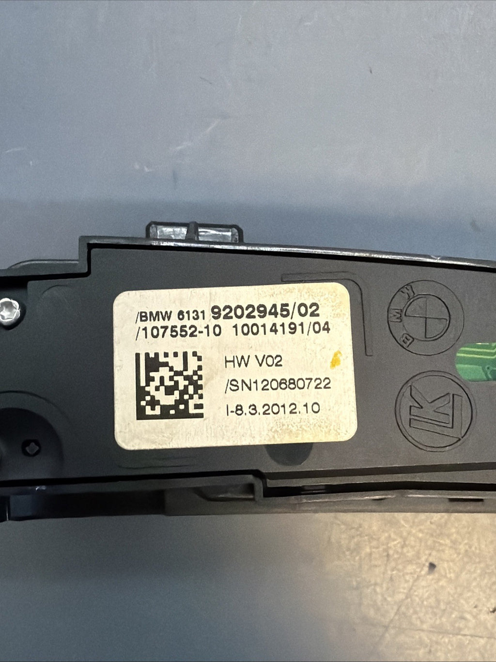 BMW 10-17 F10 5 SERIES TRACTION CONTROL DRIVE MODE CENTER SWITCH BLACK 9202945