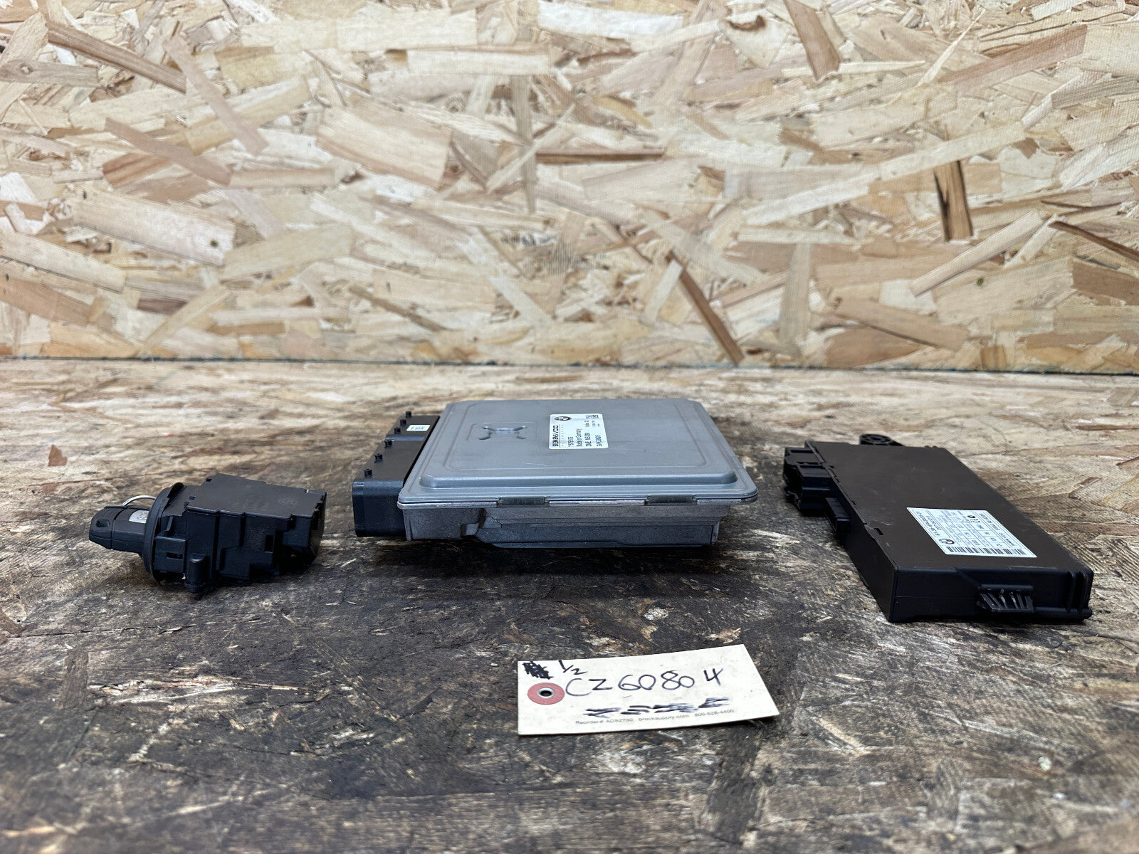 BMW 7-10 E60 E90 E82 N54 ENGINE ECU+CAS IMMOBILIZER+ MSD80 OEM 7575875