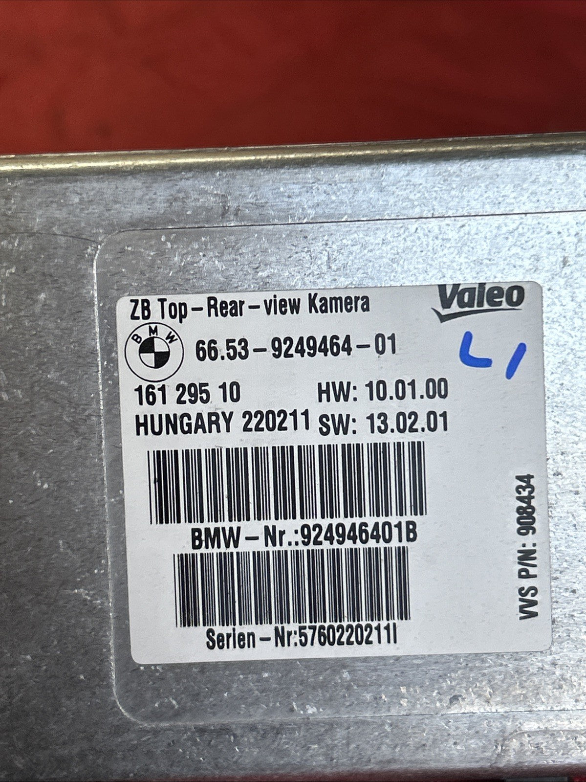 11-16 BMW X3 PARKING BACKUP REVERSE DISTANCE CONTROL 66539249464/ 9249464
