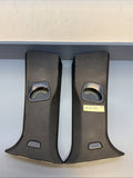 BMW 11-17 F25 X3 LEFT AND RIGHT B PILLAR BLACK TRIM PANEL SET 9169305 9169306