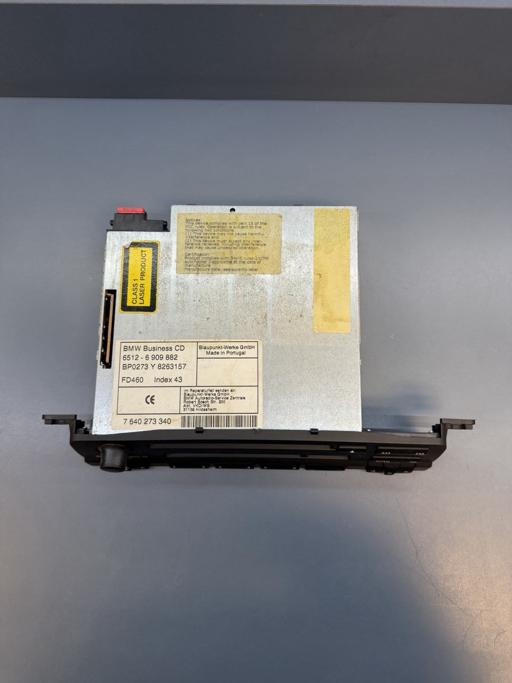 2000-2006 BMW E46 3 325XI 330CI SERIES BUSINESS CD RADIO PLAYER UNIT OEM 6909882