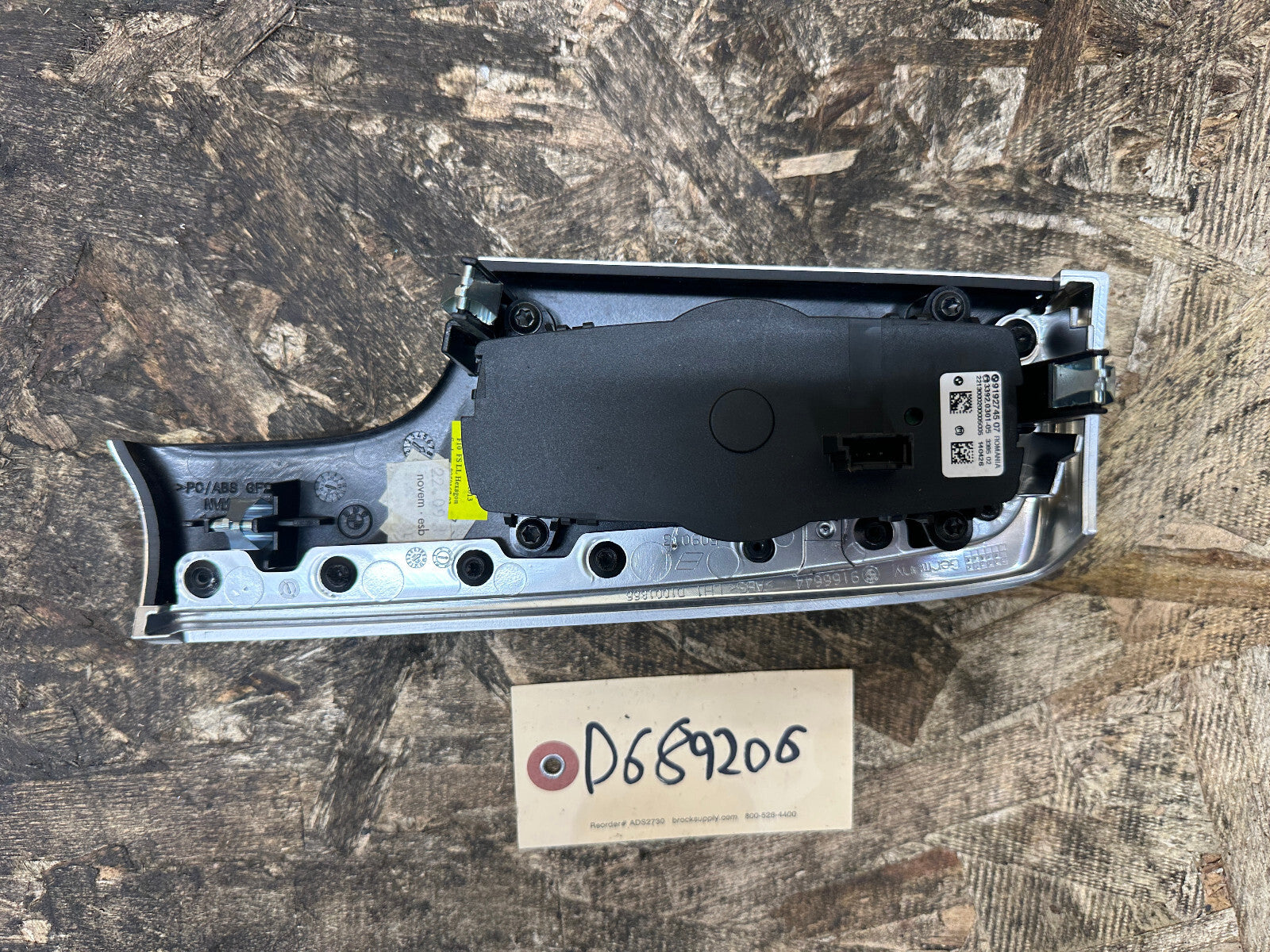 BMW 09-17 F10 5 SERIES ALUMINUM HEXAGON HEADIGHT CONTROL SWITCH OEM 9192745