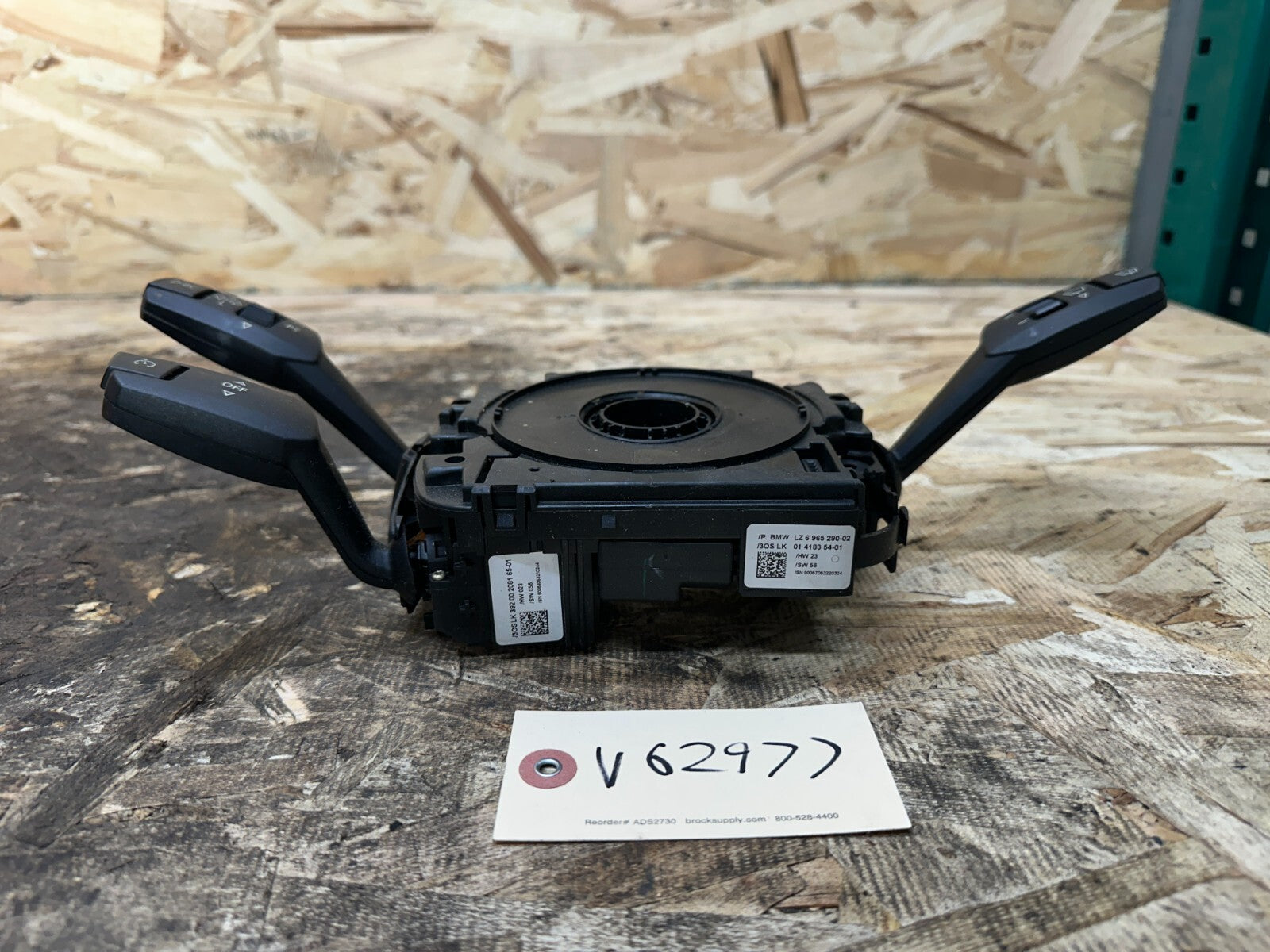 BMW 2006-2012 E90 E9X STEERING WHEEL SWITCH CLUSTER + ANGLE SENSOR OEM 6965290