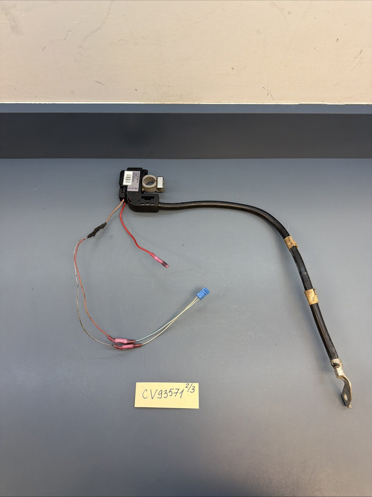 04-10 BMW E63 E64 645 650i Negative Battery Terminal Cable Black 9215951