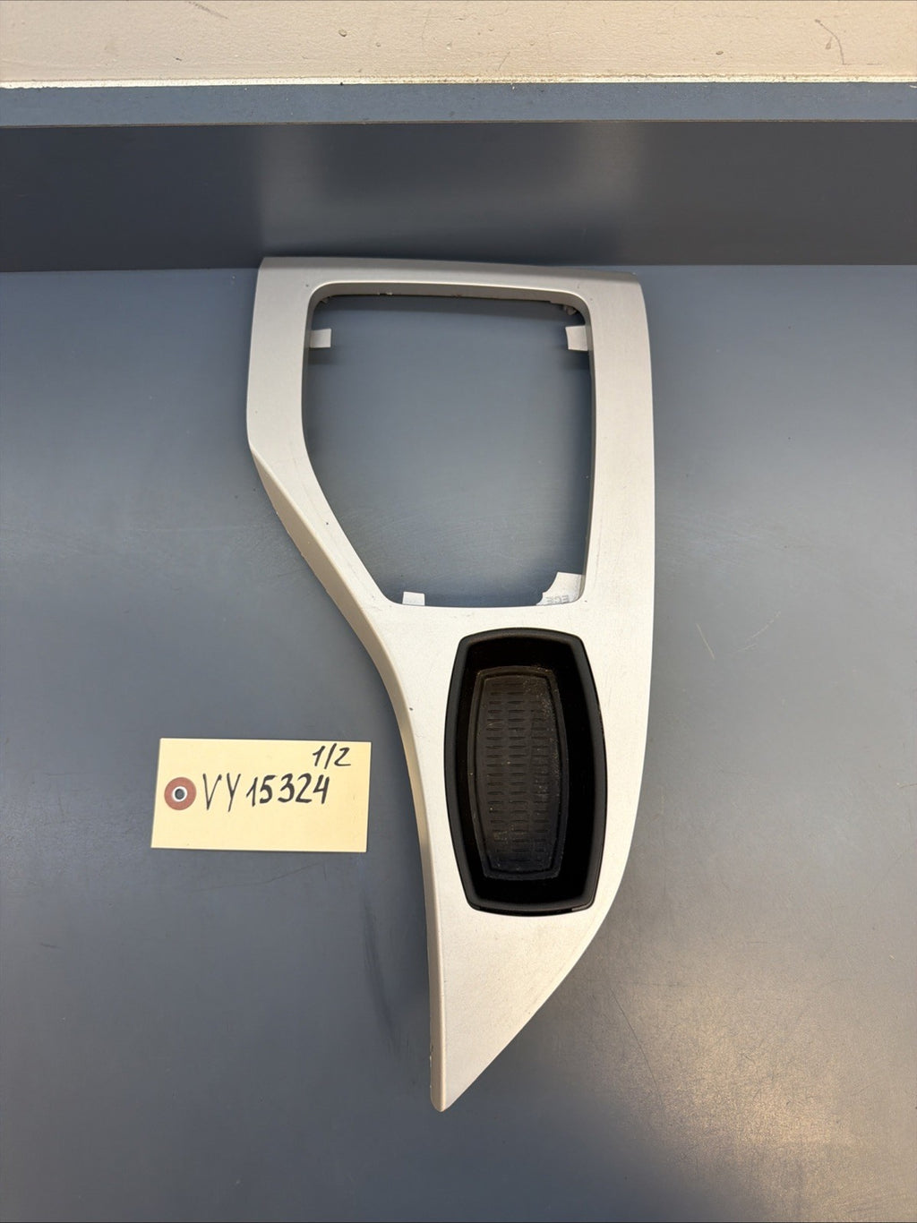 13-2015 BMW E84 X1 Front Center Console Shifter Trim Cover Bezel 9252846 SILVER