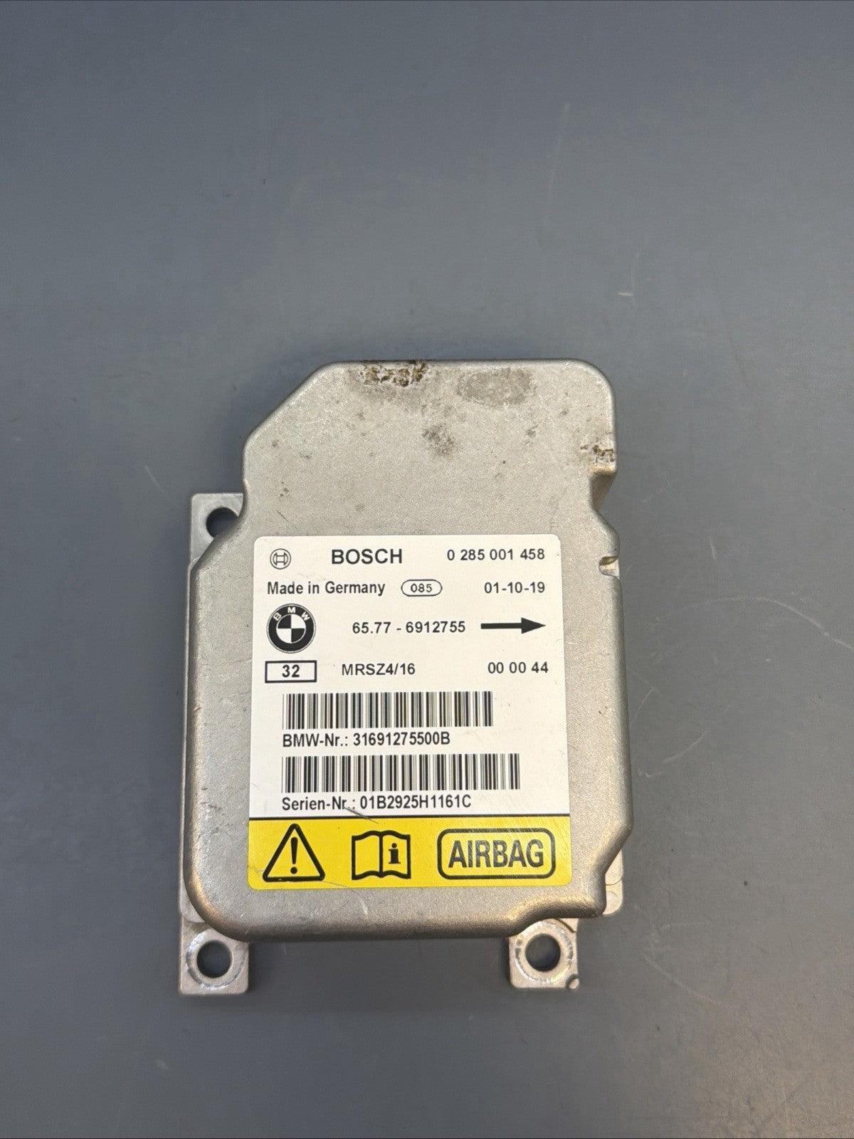BMW E46 E53 3 X5 series ECU SIDE COMPUTER CONTROL MODULE MRSZ4/16 BOSCH 6912755