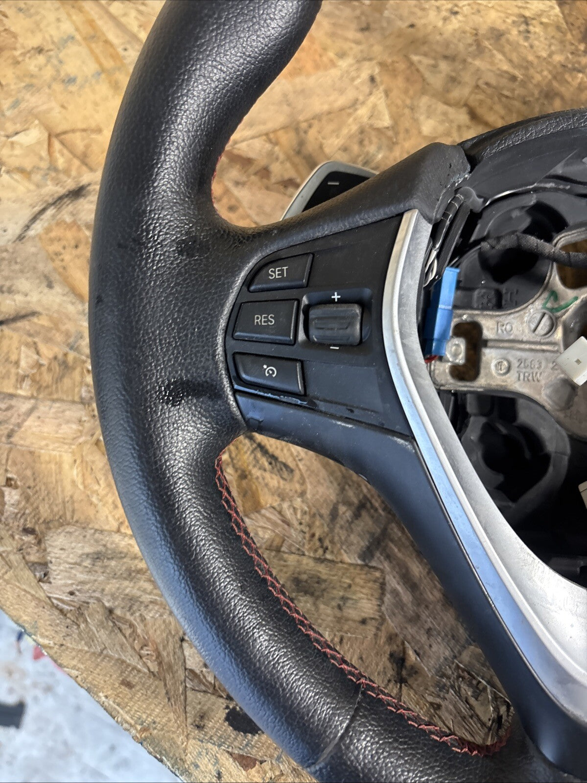 2010-2020 BMW F20 F30 F31 F32 F33 F36 COUPE STEERING WHEEL LEATHER W/ SWITCHES
