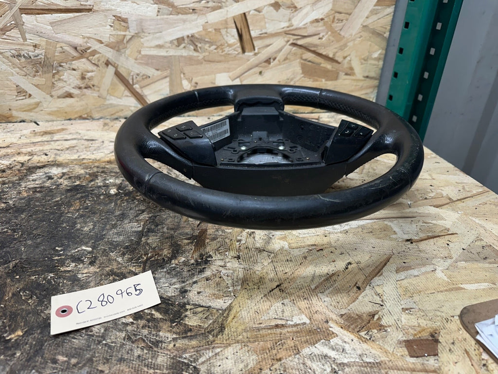 BMW E60/E61 5 SERIES BLACK LEATHER STEERING WHEEL OEM BMW 6078894
