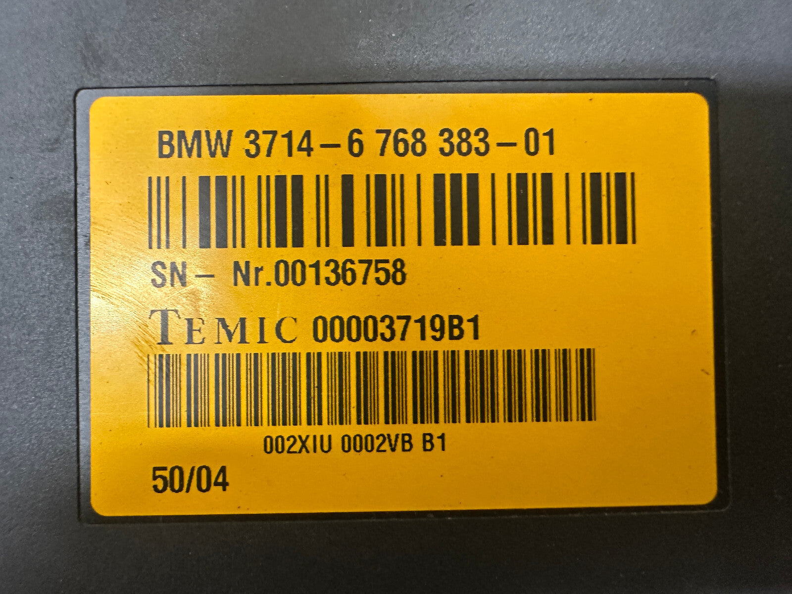 BMW 01-10 E60 E63 E65 5/6/7 SERIES DYNAMIC DRIVE CONTROL MODULE OEM 6768383