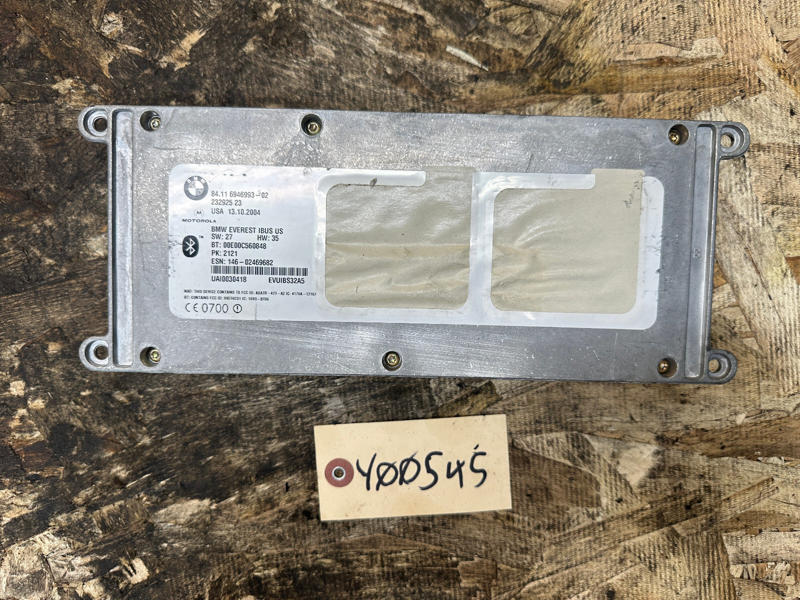 BMW 97-06 3 SERIES X3 X5 Z4 BLUETOOTH TELEMATICS CONTROL UNIT OEM 6946993