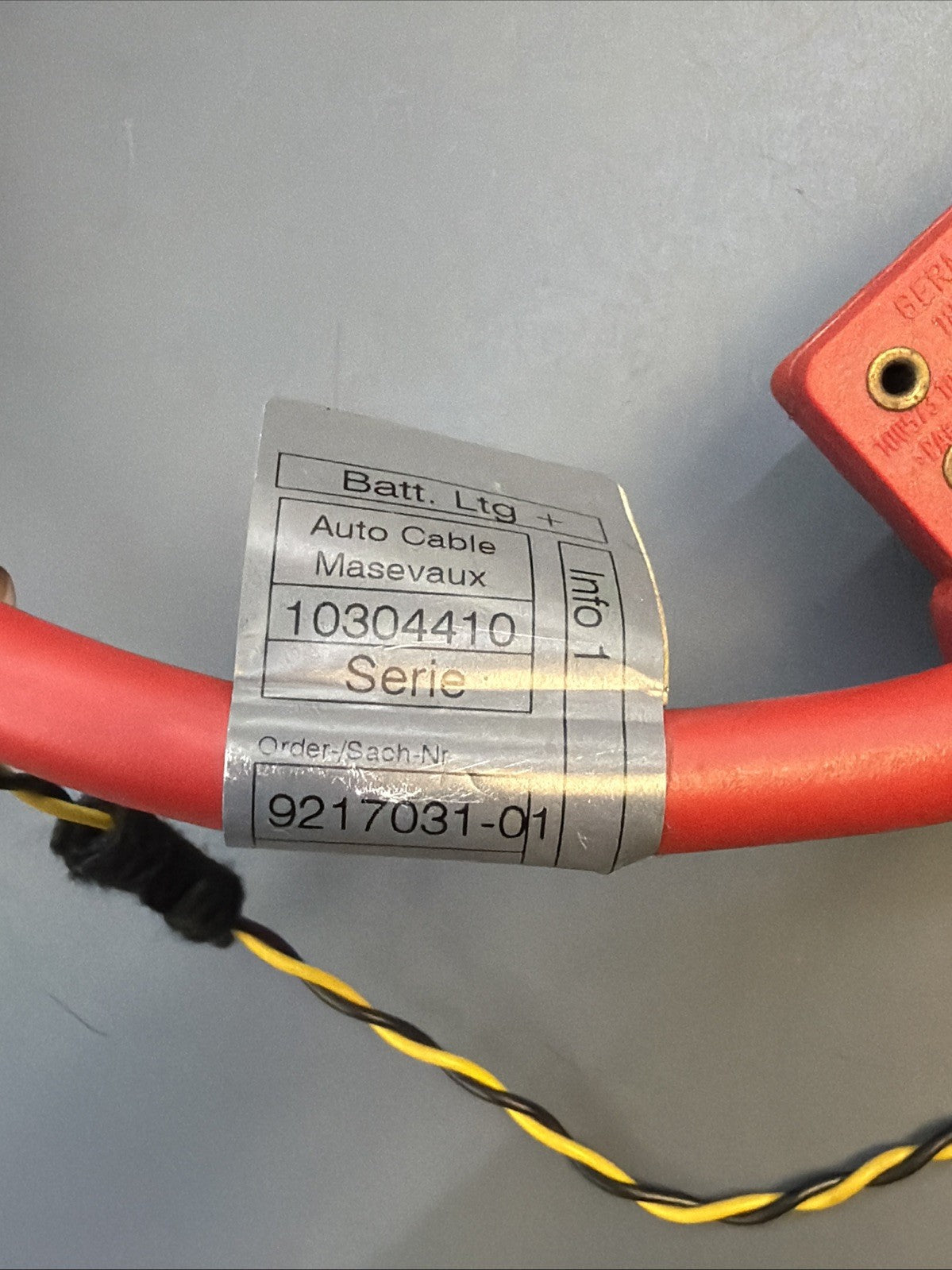 06-13 BMW 335i E92 E90 328i Positive Terminal Battery Cable 9217030 9217031 OEM