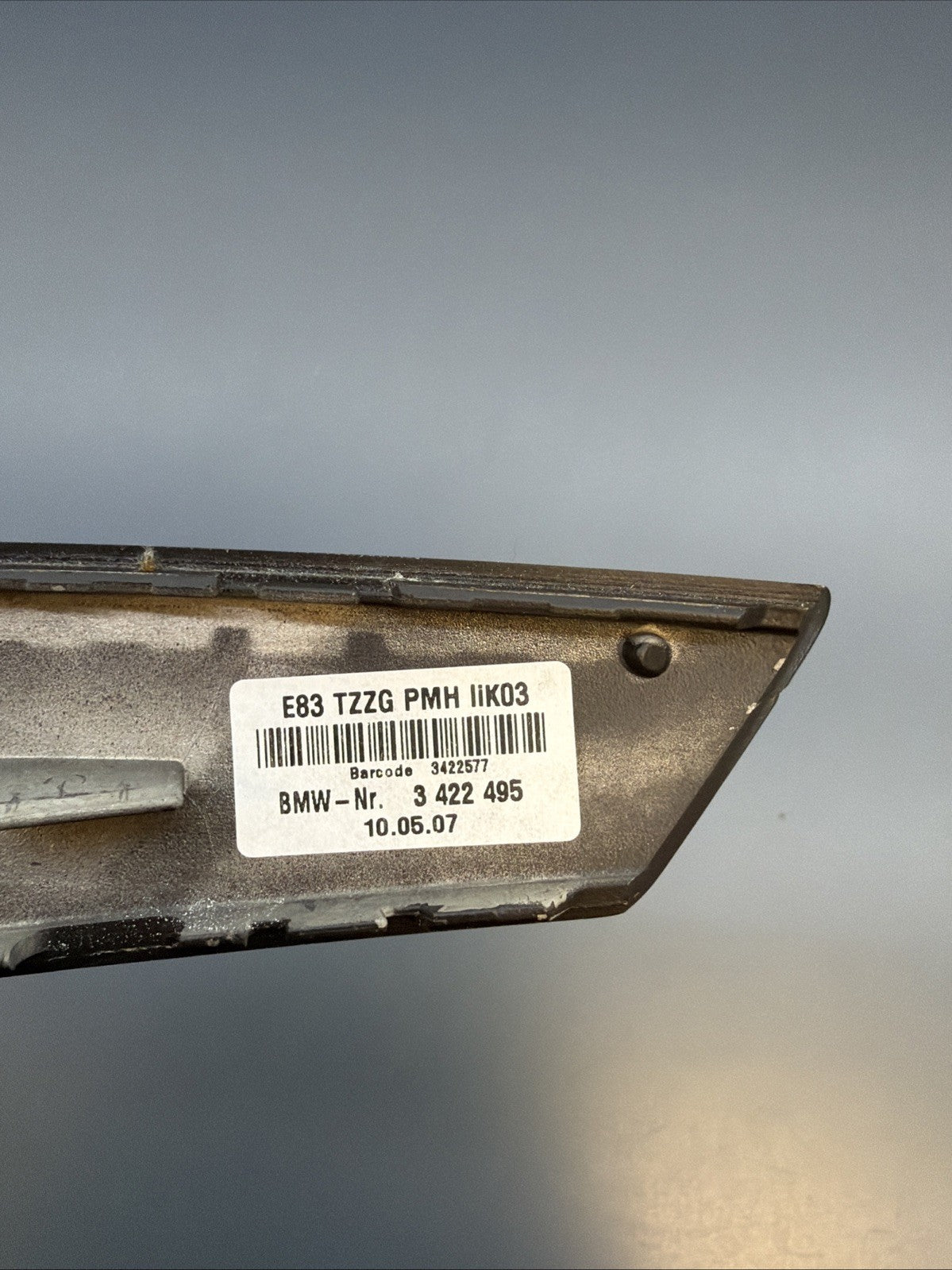 07-10 BMW E83 X3 INTERIOR FRONT REAR DOOR PANEL DASH TRIM SET OF 7 OEM 3422495