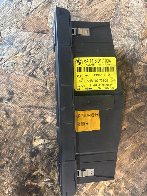 01 02 03 04 05 BMW 325I E46 AC CLIMATE TEMPERATURE CONTROL SWITCH OEM 6917004