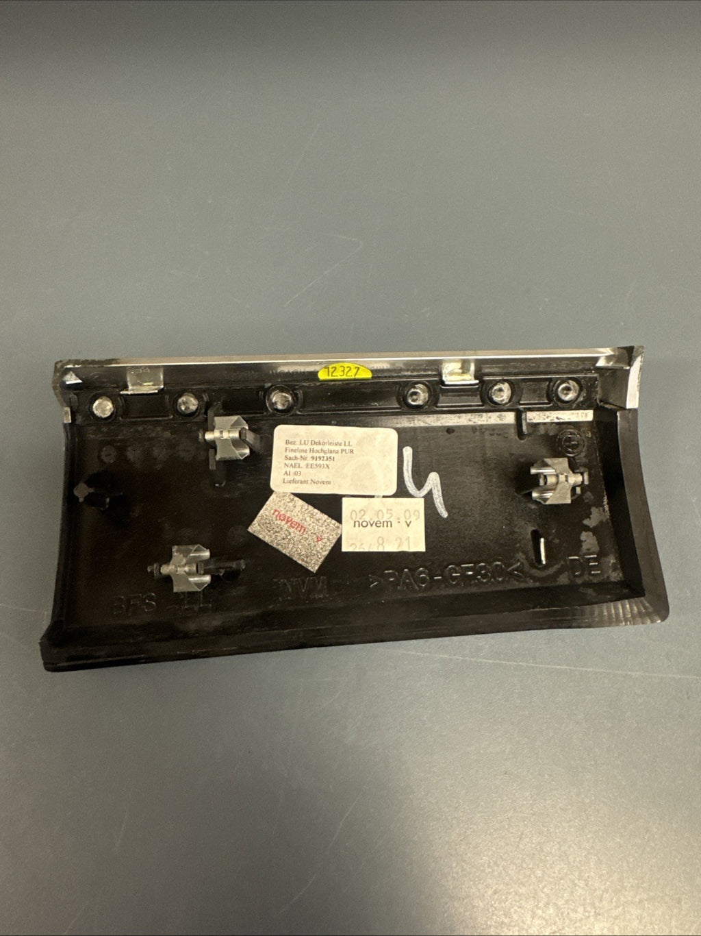 09-15 BMW 750i 750Li F01 F02 Dashboard Folding Tray Cover Trim 9192351 Oem