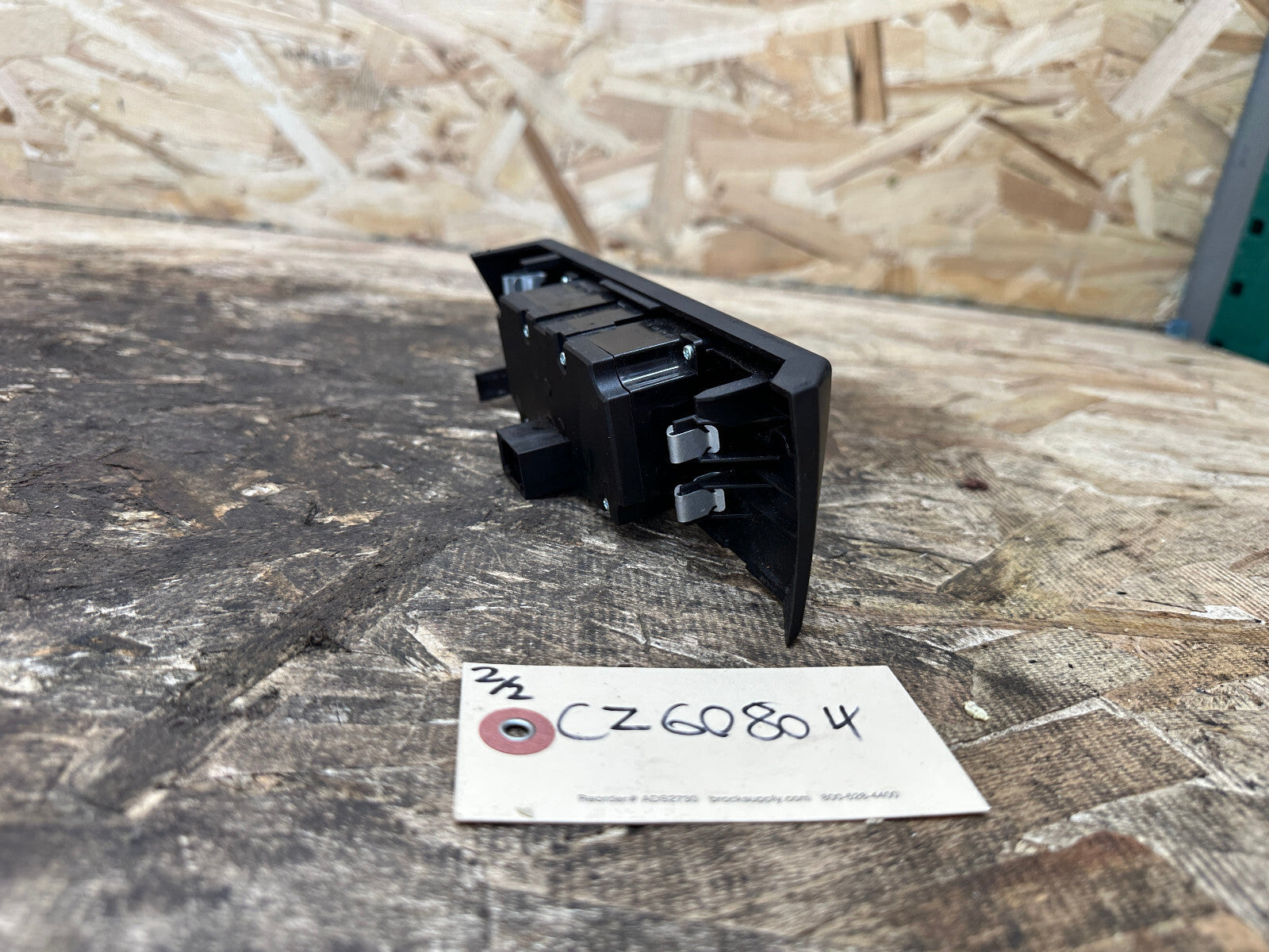 BMW 2007-2010 E60 5 SERIES HEADLIGHT CONTROL SWITCH+BLACK TRIM OEM 9135574