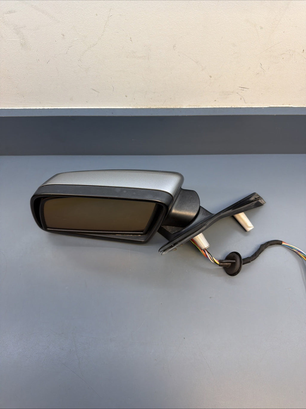 2007 BMW E60 530i Side View Mirror Black Left Driver OEM
