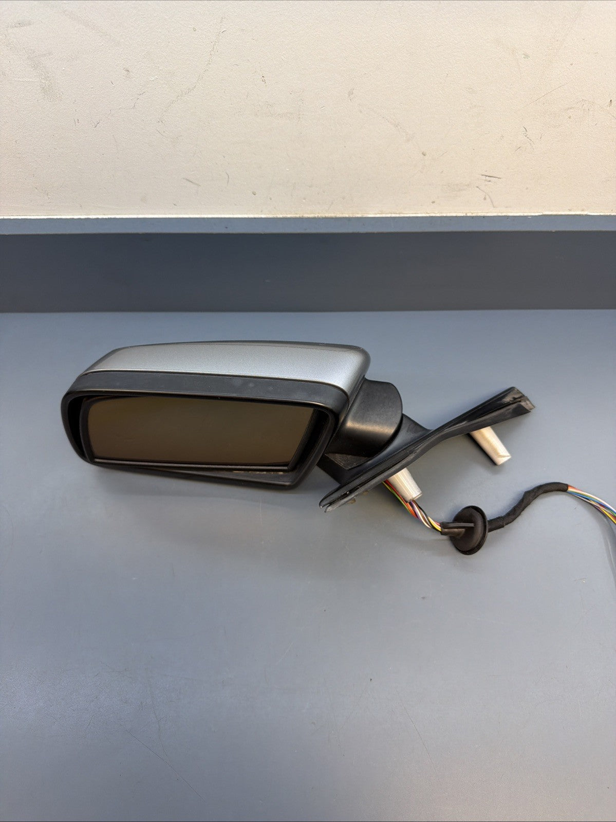 2007 BMW E60 530i Side View Mirror Black Left Driver OEM