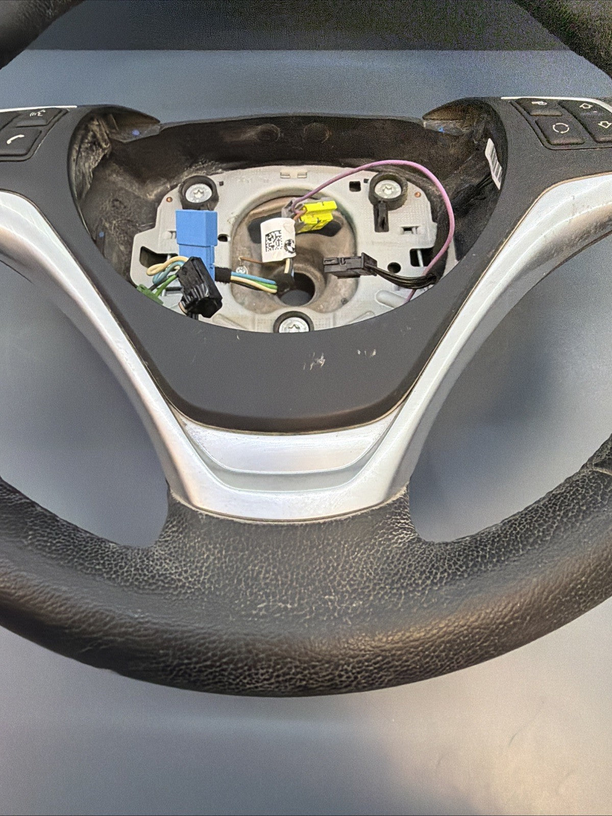 7-13 BMW X-1 Sport Steering Wheel Heated Leather W/O Paddles LCI OEM 6853133