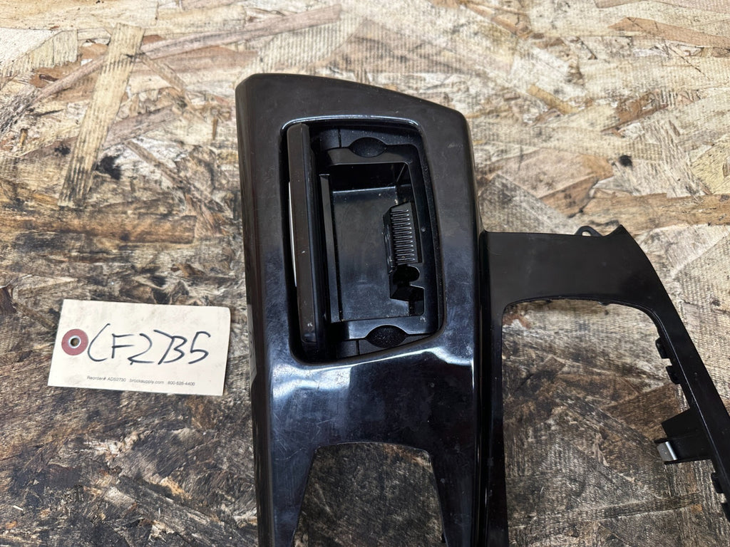 BMW 2010-2016 F10 5 SERIES SHIFTER BEZEL TRIM+CUP HOLDERS OEM 9206389