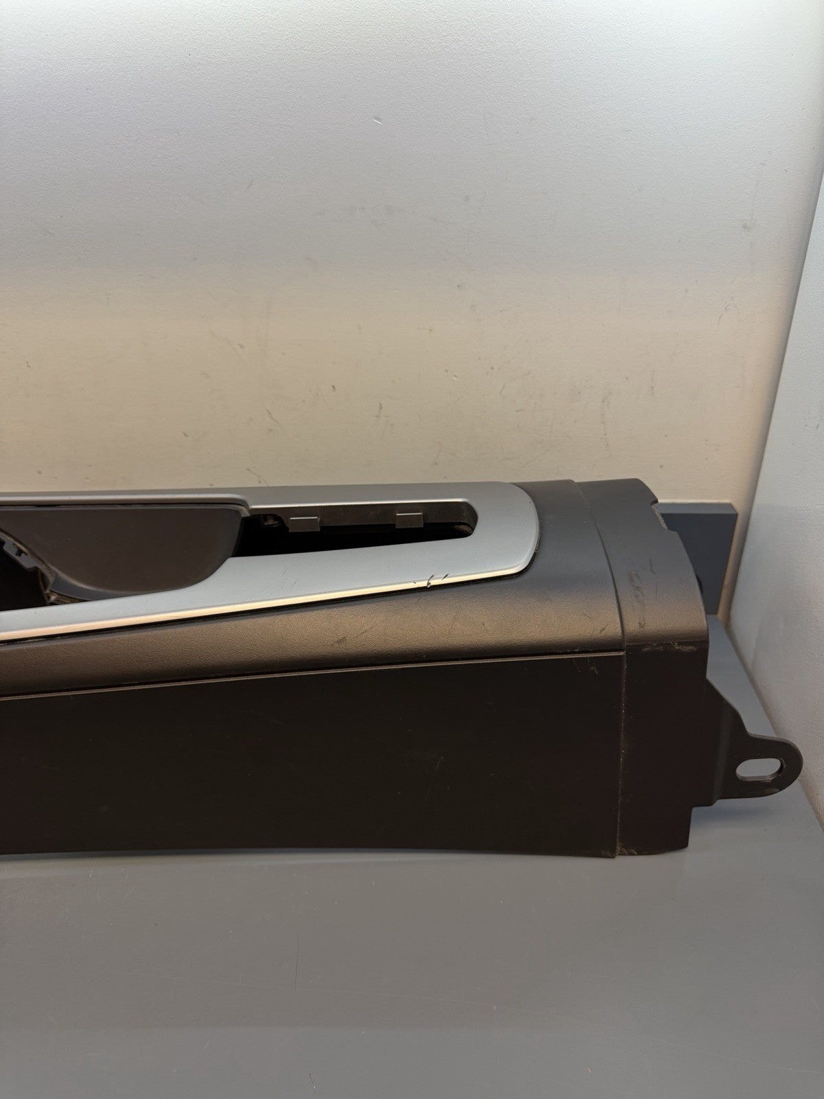 03-08 BMW E85 E86 Z4 Center Console Base Silver Trim Panel Cover OEM 7053115