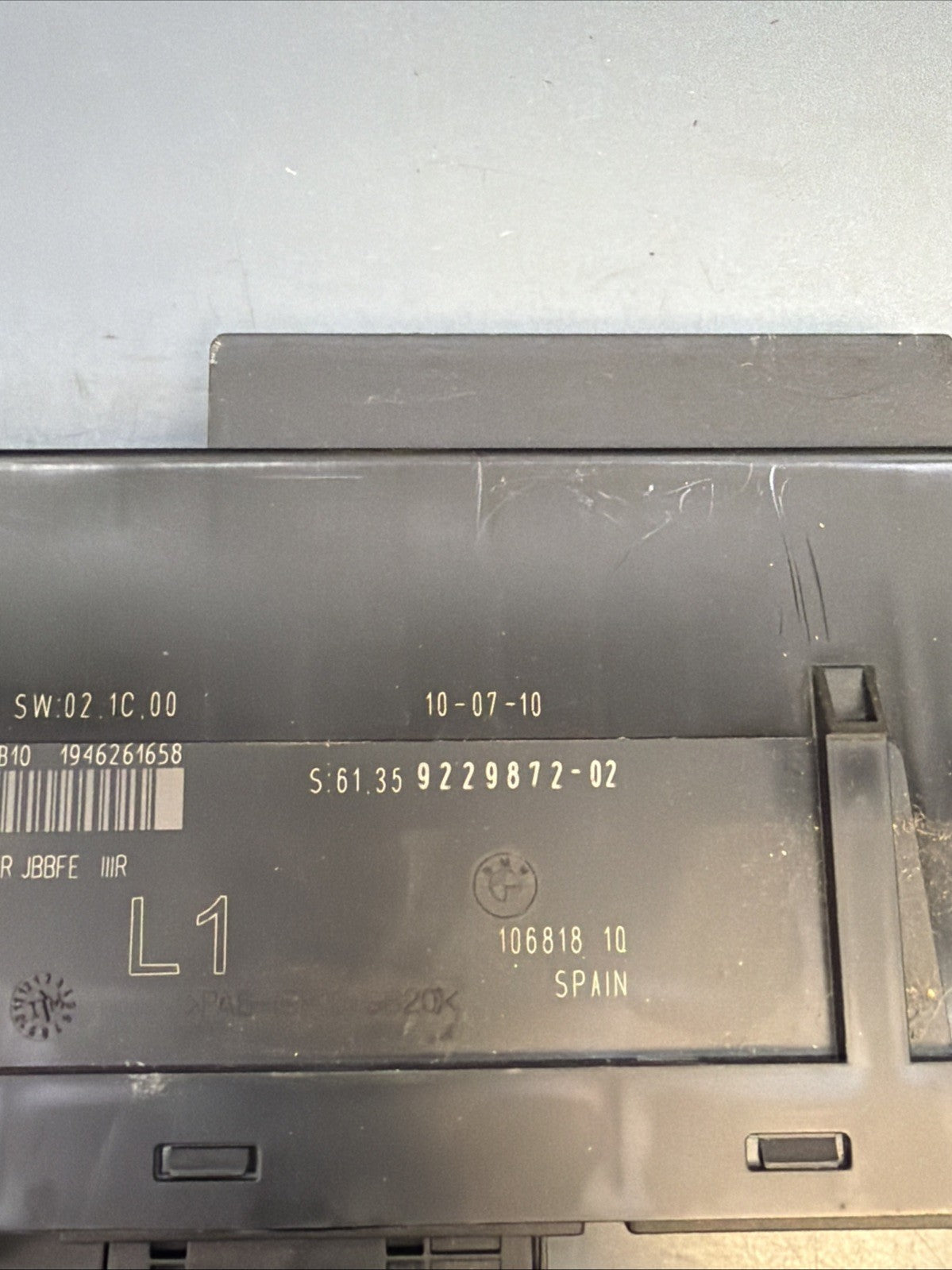 2010-2013 BMW E92 M3 BCM BODY CONTROL MODULE UNIT 9229872