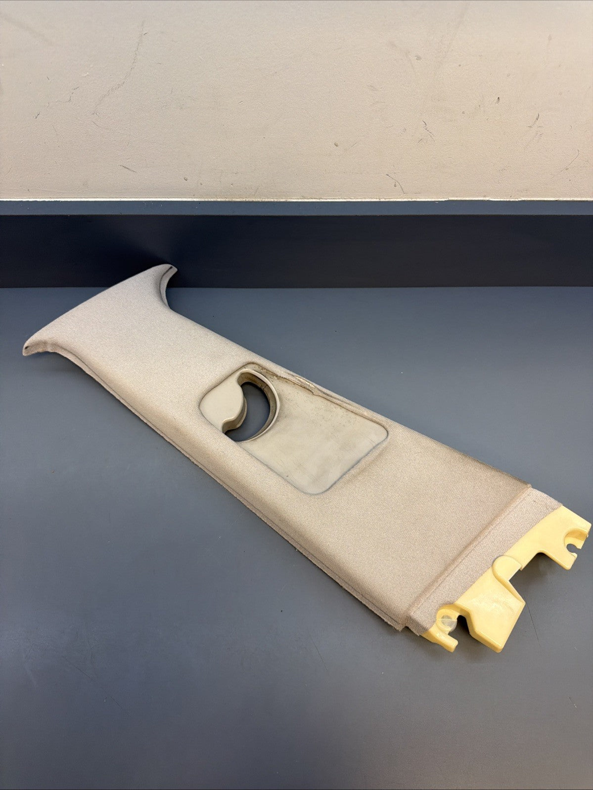 97-03 OEM BMW E39 528 525 530 Front Left Side Center Pillar Trim Gray 8260025