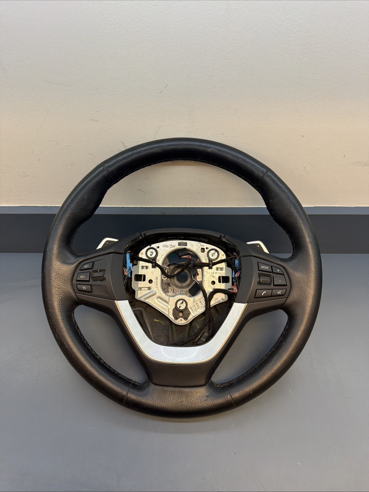 BMW 2011-2017 F25 X3 BLACK LETHER STEERING WHEEL HEATED SPORT OEM 2406058