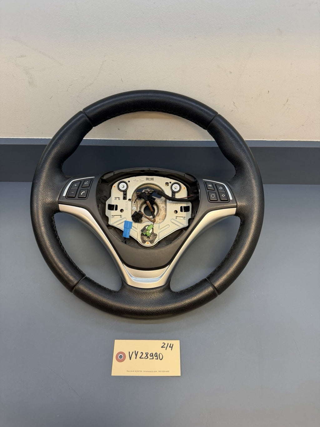 11-15 BMW X1 E84 Sport Steering Wheel Heated Leather W/O Paddles LCI OEM 6853133