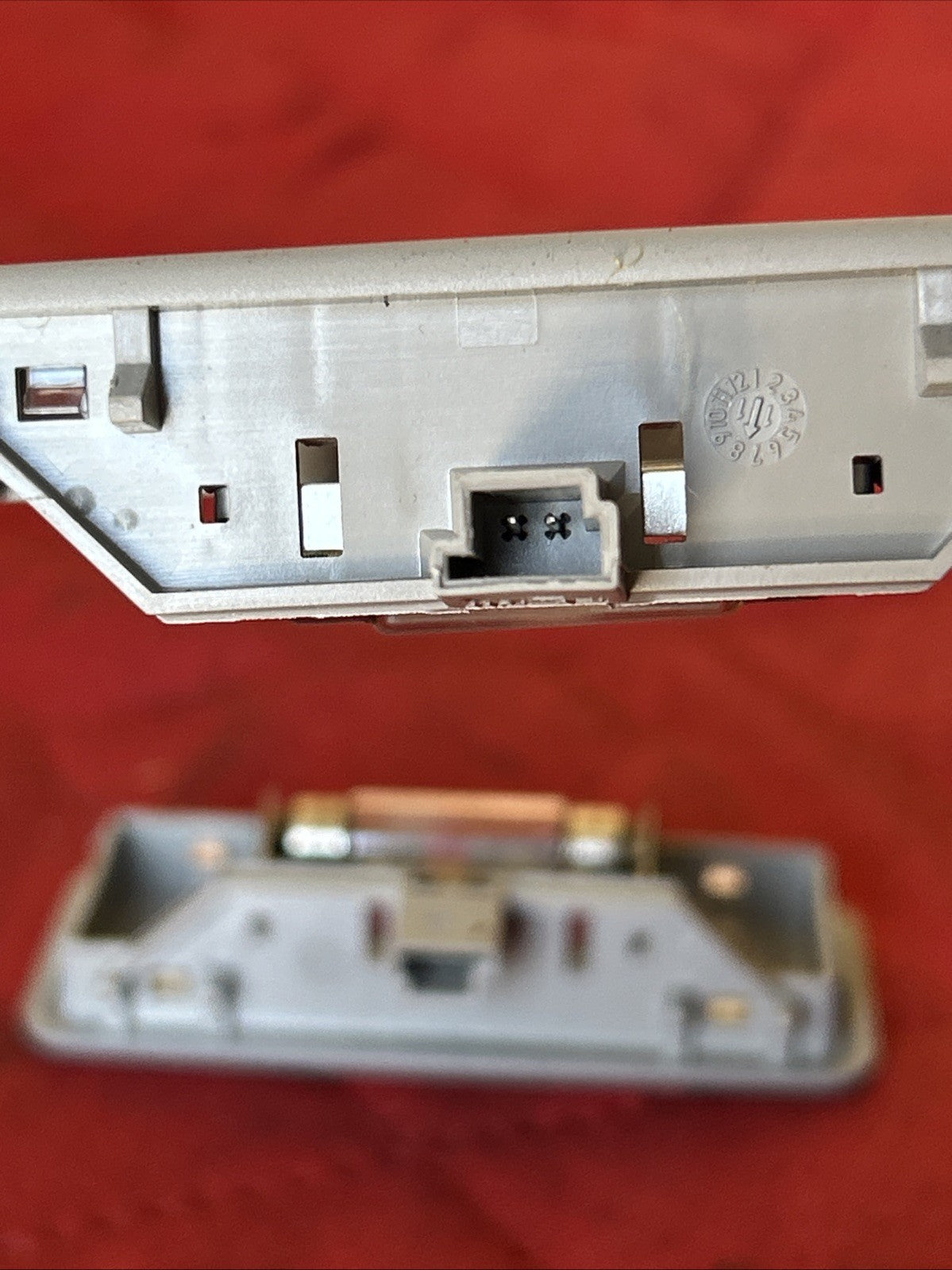 06-11 BMW E60,E70,E90,E91,E92 SUN VISOR INTERIOR LIGHT 6962011 SET OF 2 GREY