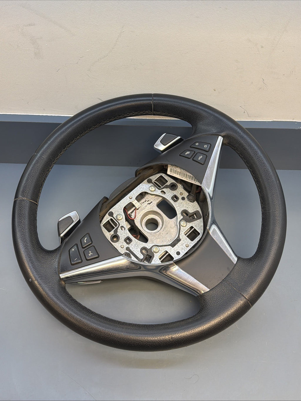 04-10 BMW E60 550i 540i 645Ci 650i Sport Steering Wheel w/ Paddle Shift 6968573