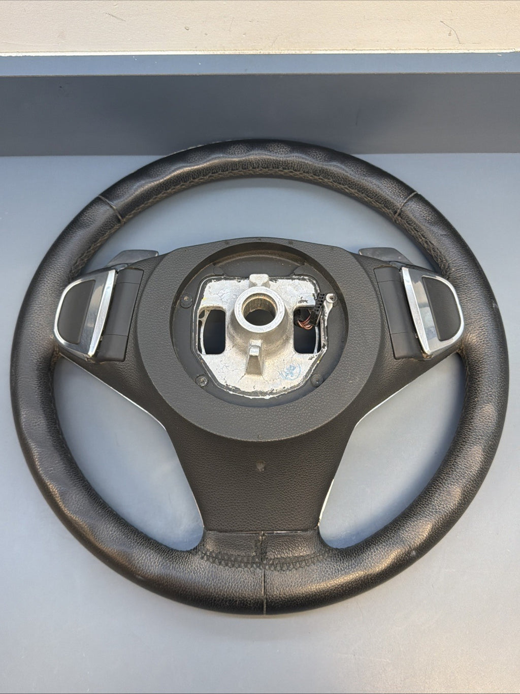 04-10 BMW E60 550i 540i 645Ci 650i Sport Steering Wheel w/ Paddle Shift 6968573
