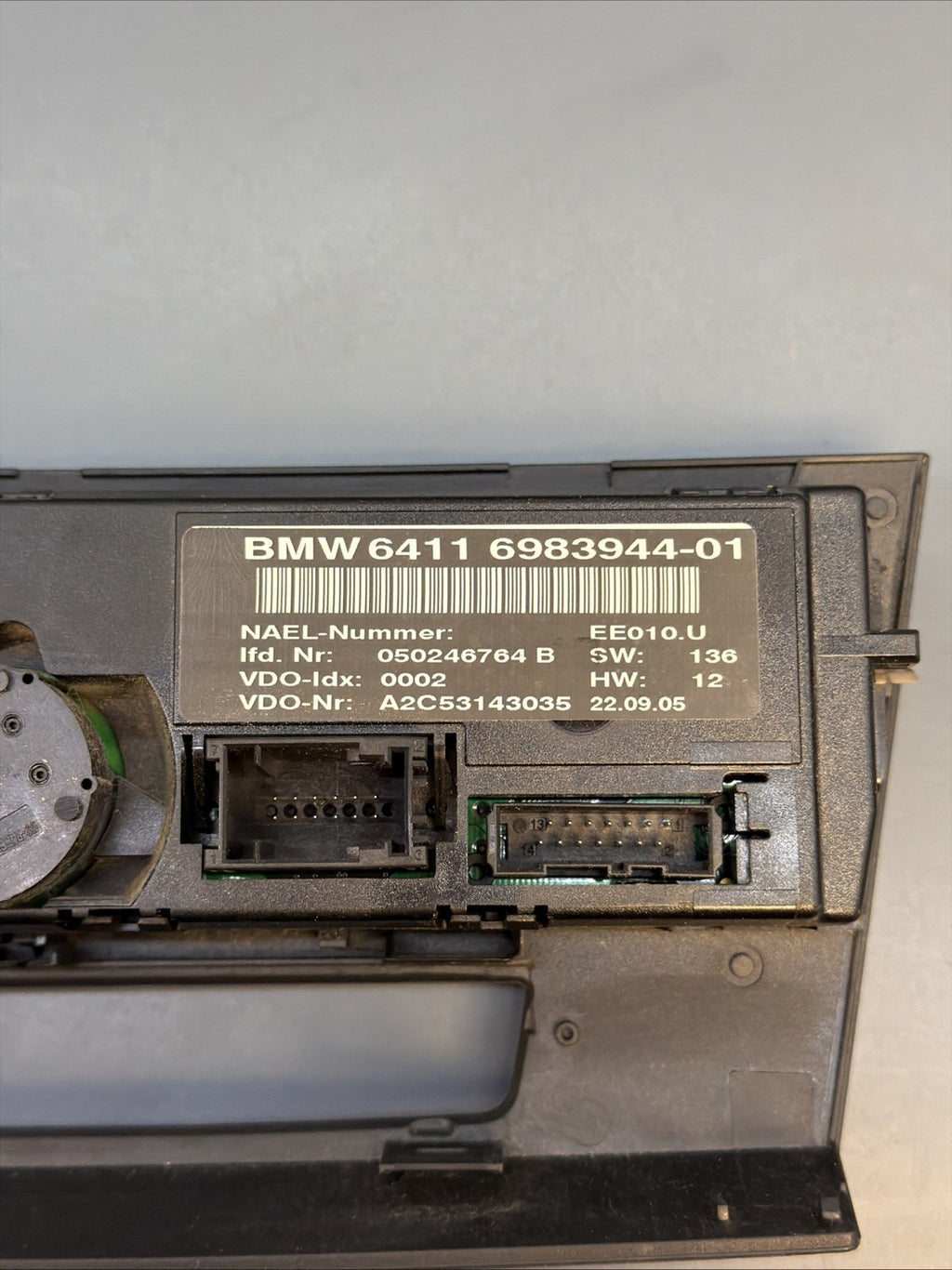 2006-2008 BMW 330i A/C Heat Temperature Climate Control Switch 6983944