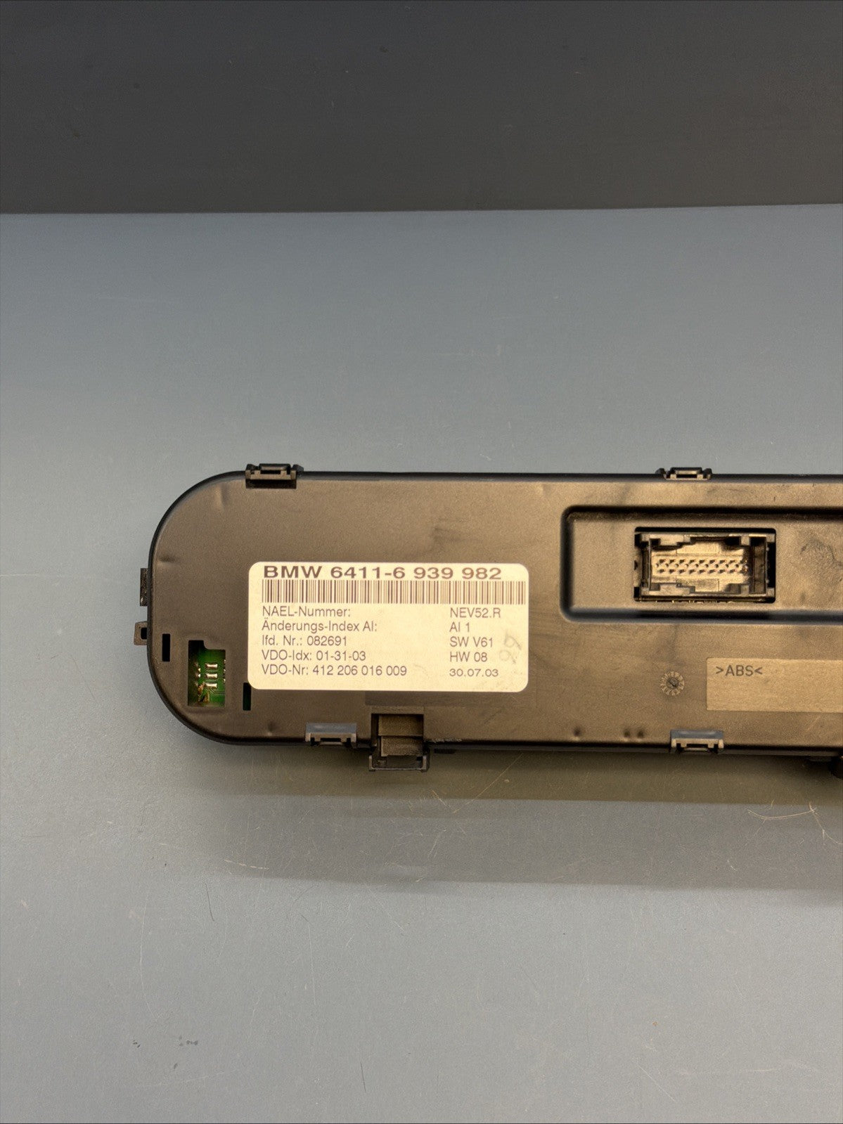 03-05 BMW Z4 HEATER AC TEMPERATURE CLIMATE CONTROL PANEL SWITCH ID 64116939982