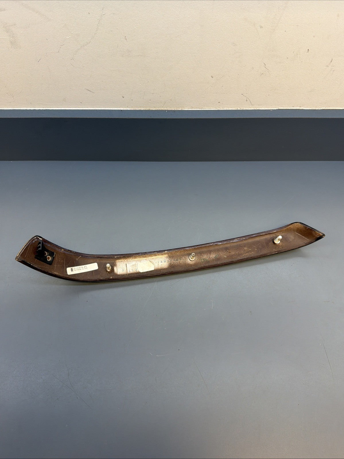 06-11 BMW E90 328i Passenger Right Side Door Trim Cover Woodgrain 7121476 OEM