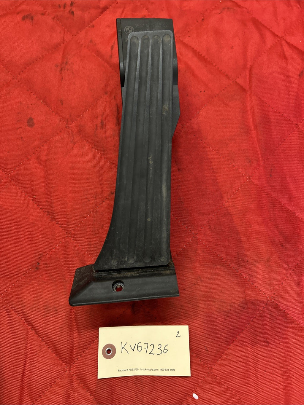 04-08 BMW E60 E63 E64 E65 E70 E83 E90 GAS FUEL ACCELERATOR FLOOR PEDAL 6772645