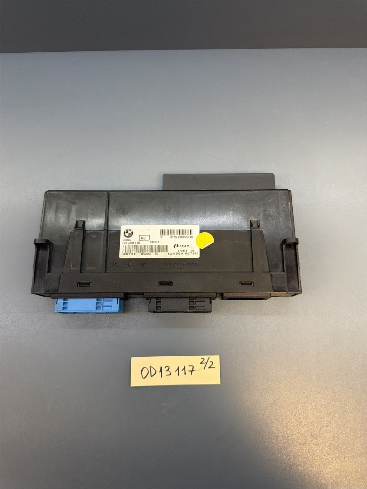 2011-2017 BMW X3 F25 Electronic Junction BOX BODY Control Module BCM BCU 9304586