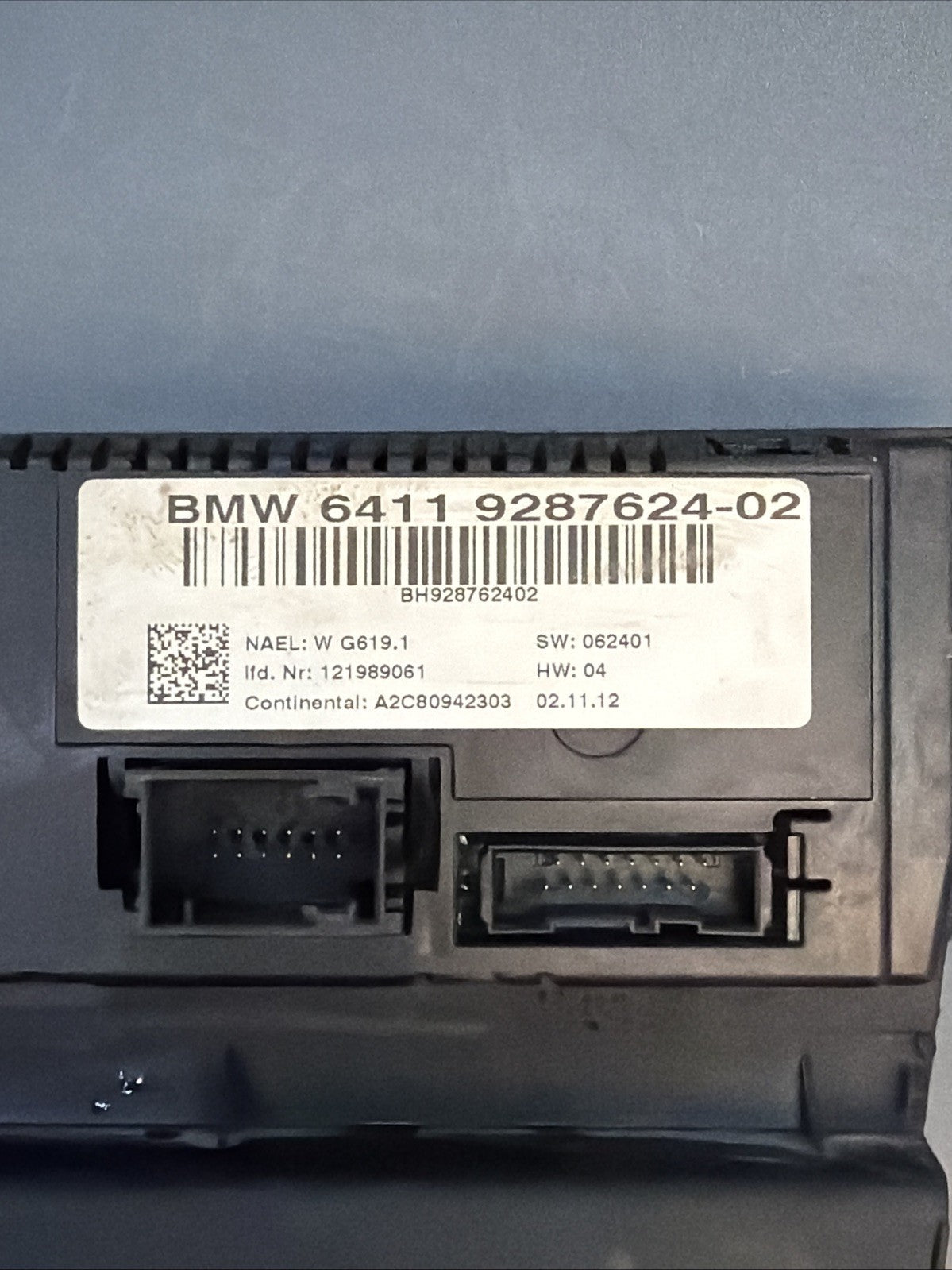 12 13 14 15 BMW X1 3 1 SERIES CLIMATE CONTROL HEATED SEATS OEM 9287624