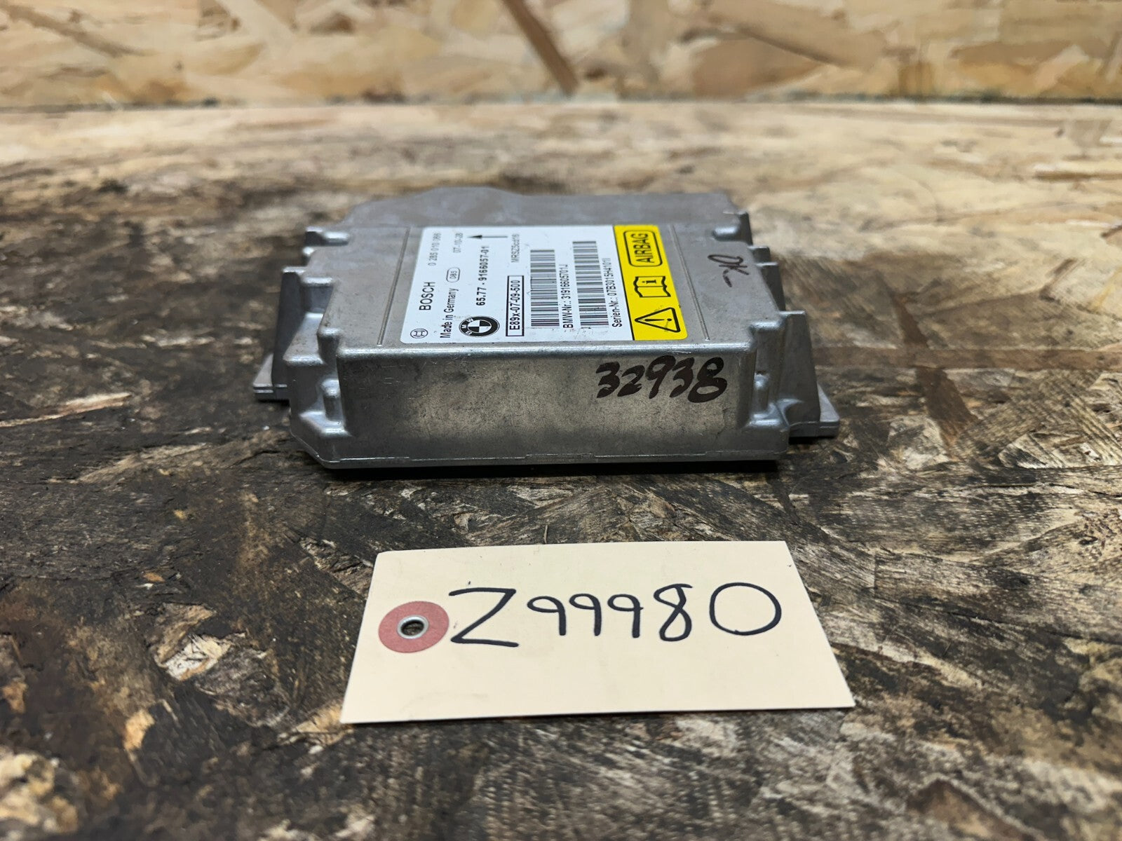 BMW 2006-2012 E90 SRS CONTROL MODULE/CRASH SENSOR OEM 9166057
