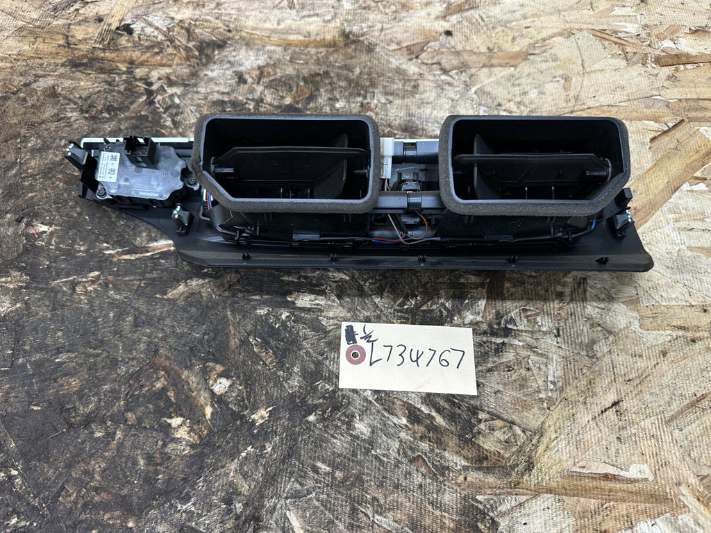 BMW 2011-2017 F25 X3 CENTER DASHBOARD AIR VENT PANEL+TRIM BLACK OEM 9184742