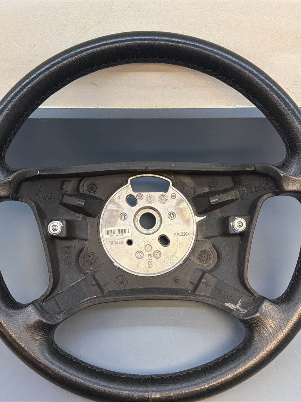 99-06 BMW OEM 330XI STEERING WHEEL W/O CONTROL SWITCHES LEATHER BLACK 6753947