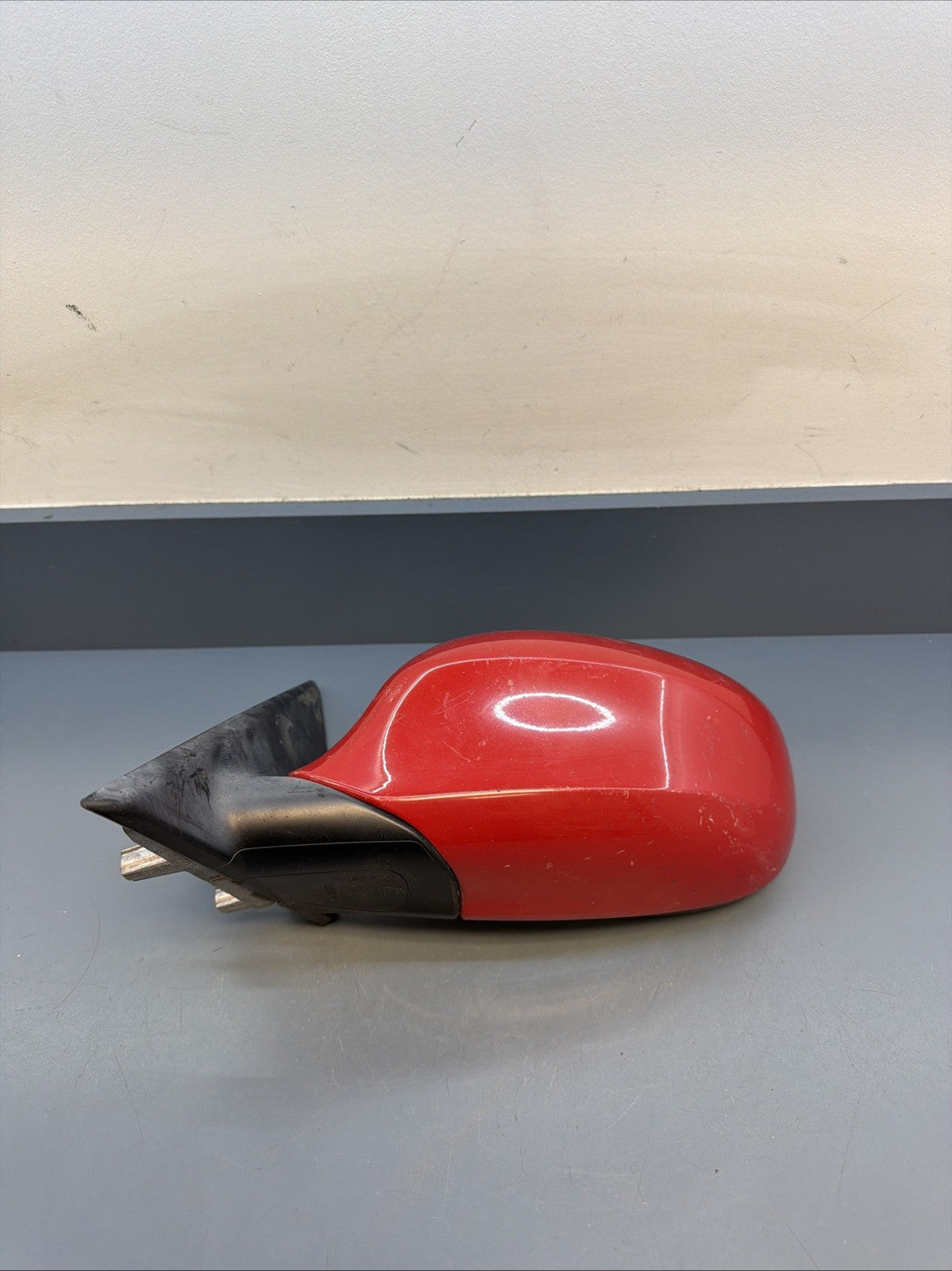 09-11 BMW E90 328i 335i Front Left Driver Side Mirror Assembly 7182695 OEM Red