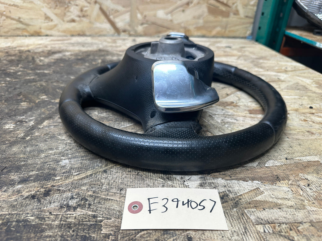 BMW 2006-2013 E9X 3 SERIES BLACK LEATHER STEERING WHEEL W/ PADDLES OEM 3051626