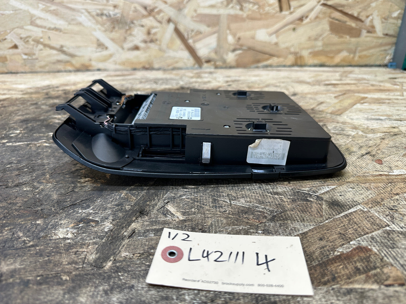 BMW 06-13 E70/71 X5/6 BLACK FRONT INTERIOR READING LIGHT+SUNROOF SWITCH 9225947