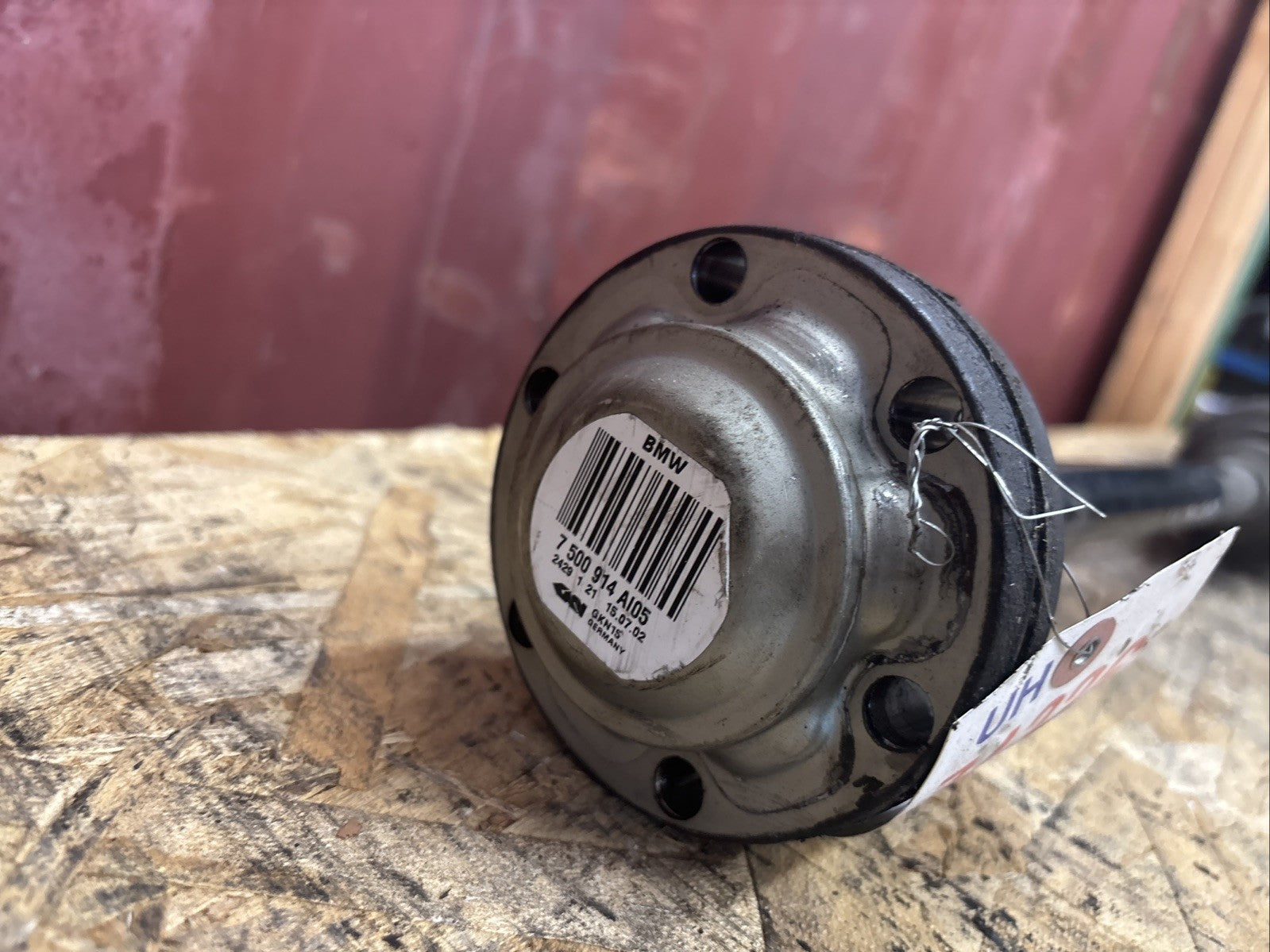 BMW OEM CV AXLE REAR LEFT  5 SERIES X5 USED E53 M62 ENGINE 2002  33207500914