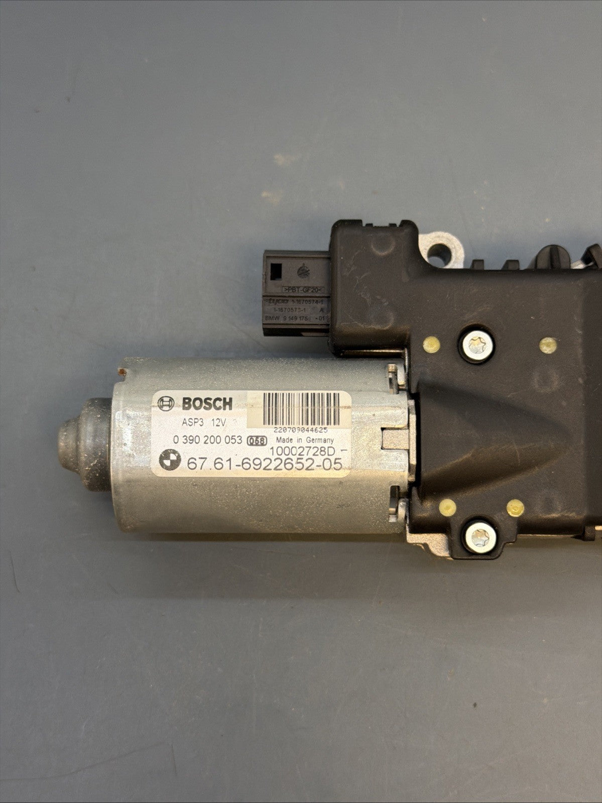 2007-2013 BMW E70 X5 Sunroof Motor Drive Unit OEM 6922652