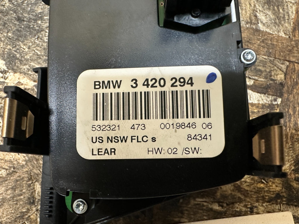 BMW 2006-2010 E83 LCI X3 FRONT HEADLIGHT DIMMER SWITCH BLACK OEM 3420294