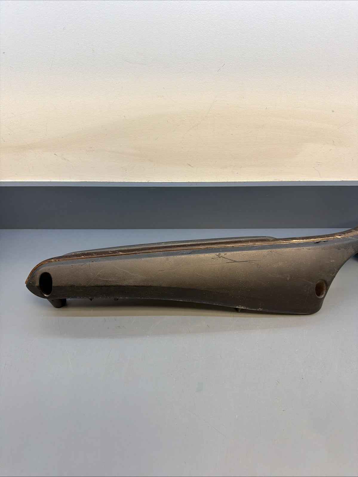 BMW E46 Coupe Convertible Armrest Door Trim Panel Front Left Brown Wood 8241093