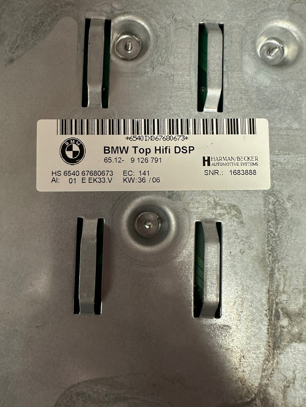 BMW OEM 335 M3 550 M5 650 M6 528 AMP LOGIC 7 HIFI DSP AMP L7 SYSTEM OEM 9126791