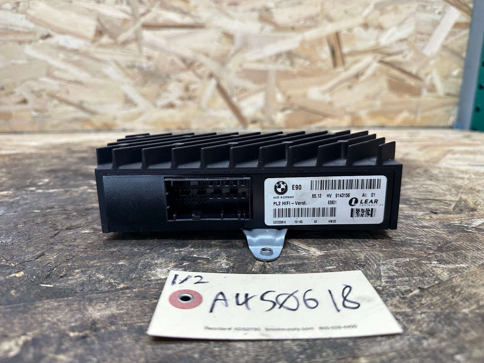 BMW 2006-2012 E90 LEAR HiFi RADIO AUDIO AMPLIFIER OEM 9143156