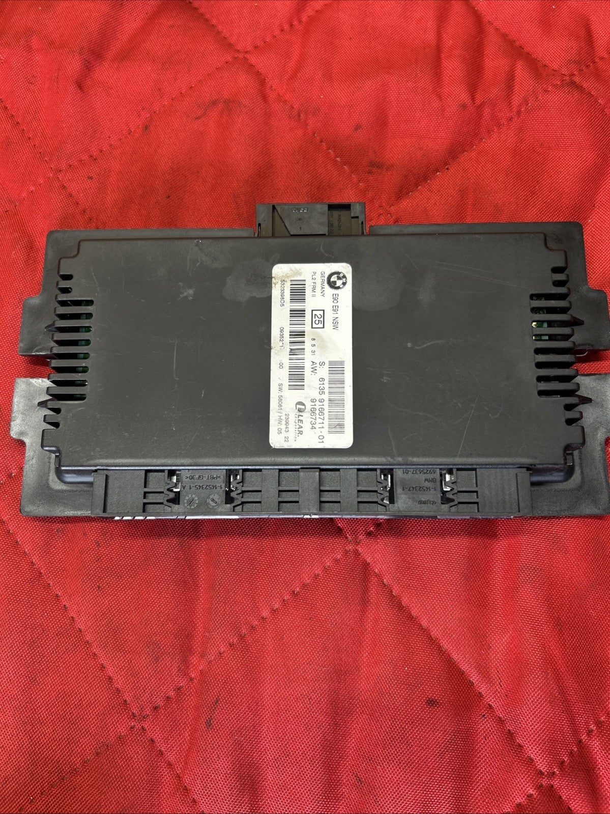 2007-09 BMW 3-Series E90 Xenon Headlight Footwell Control Module 6135 9166711